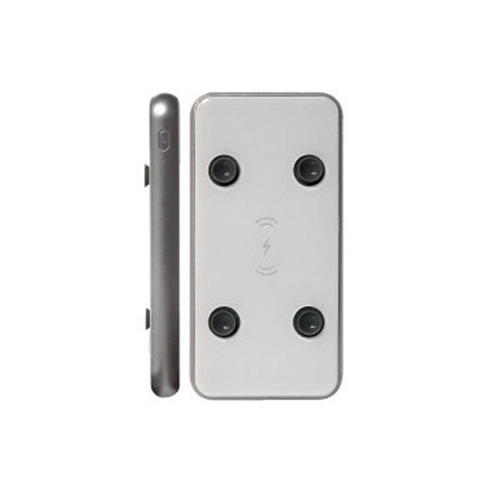 Octocell 5000mAh Wireless Dual USB Quick Charge Power Bank / Silver Color